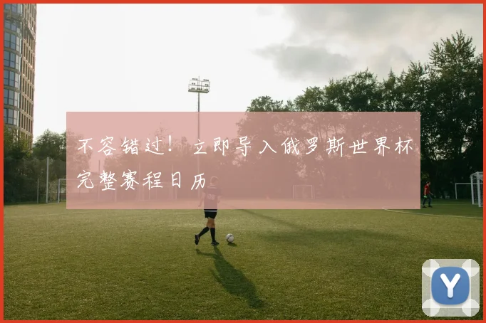 不容错过!立即导入俄罗斯世界杯完整赛程日历